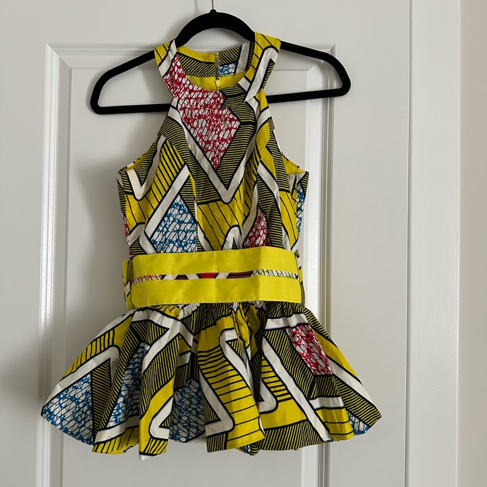 Ankara print top. Size XS.